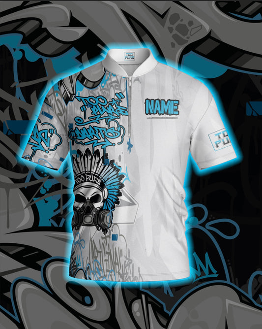 2024 Too Pure Graffiti Jersey - Ice Blue