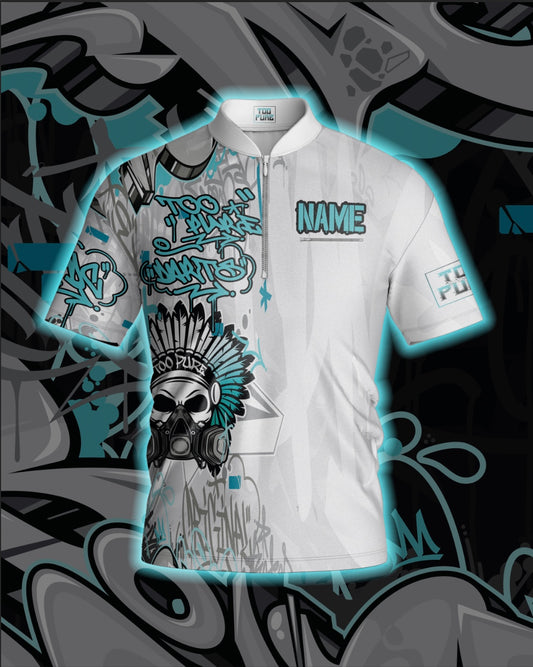 2024 Too Pure Graffiti Jersey - Turquoise